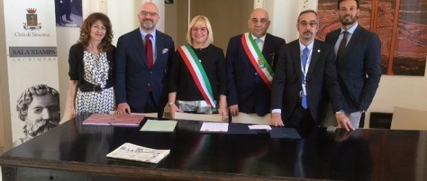 Cultura e turismo, oggi la firma del protocollo d`intesa tra Siracusa ed Alessandria