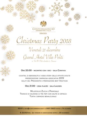 Christmas Party 2018 - INVITO AI SOCI