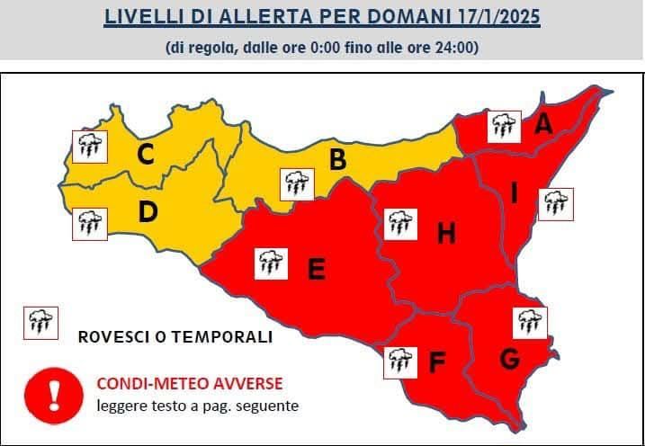 CHIUSURA UFFICI GIORNO 17/01/25 PER AVVERSE CONDIZIONI METEOROLOGICHE