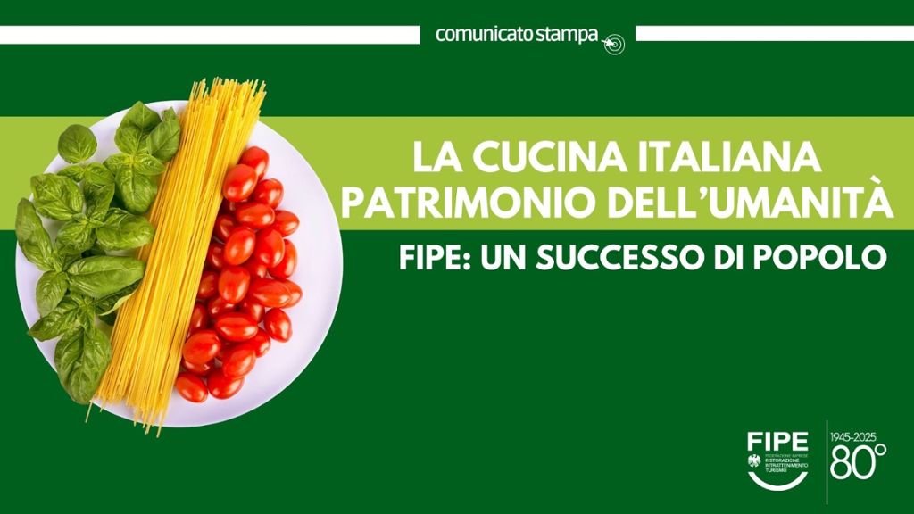 LA CUCINA ITALIANA RICONOSCIUTA PATRIMONIO DELL`UMANITA`