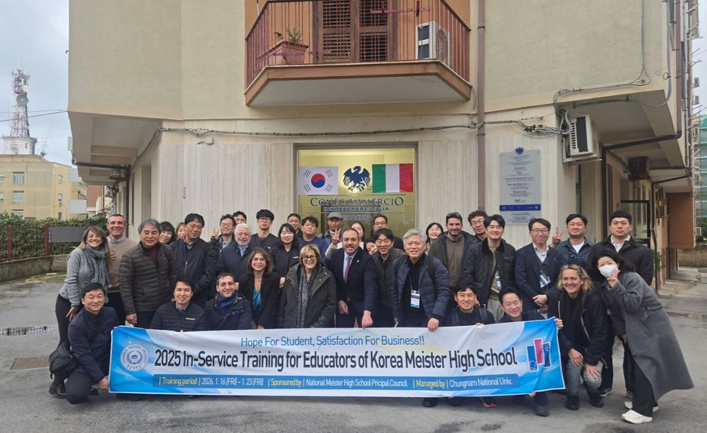 Confcommercio Siracusa incontra una delegazione della Chingnam National University della Corea del Sud