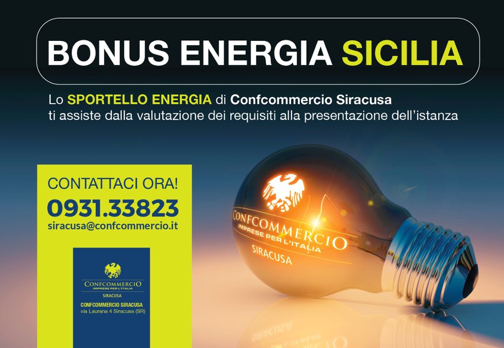 BONUS ENERGIA SICILIA - D.D.G. Regione Siciliana N. 2615/7.S DEL 30/12/2022