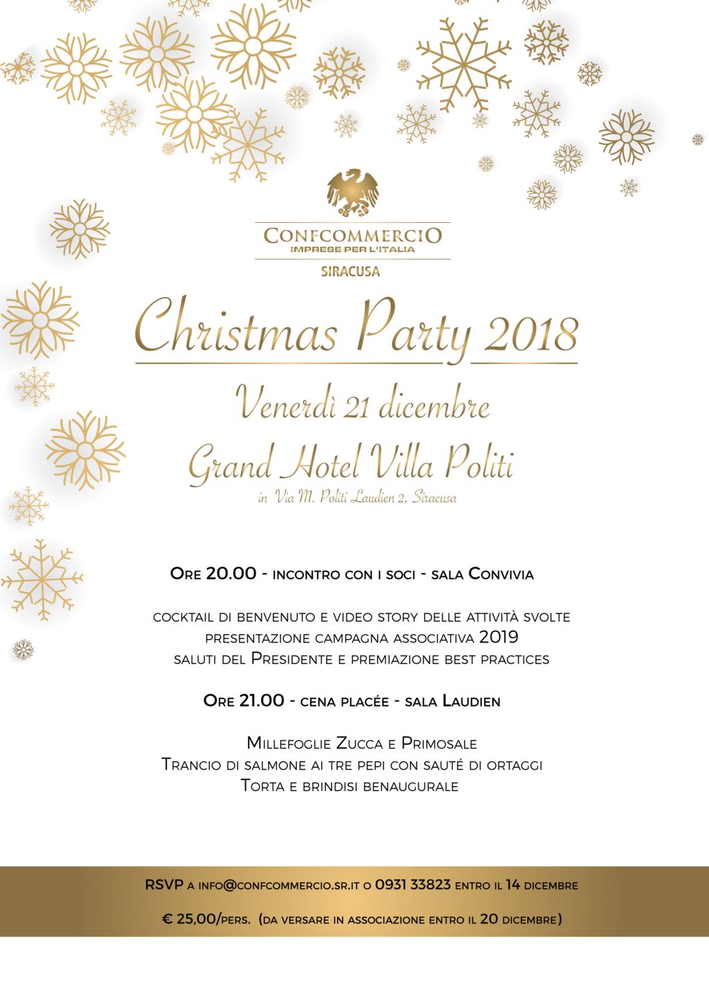 Christmas Party 2018 - INVITO AI SOCI