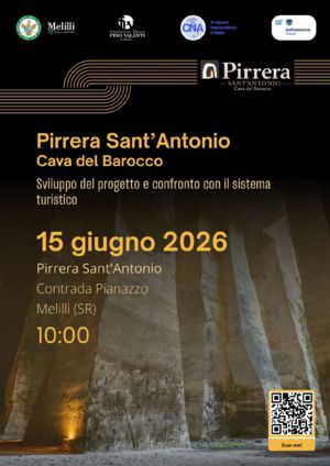 PIRRERA SANT`ANTONIO CAVA DEL BAROCCO: 15 GIUGNO 2026 H.10,00